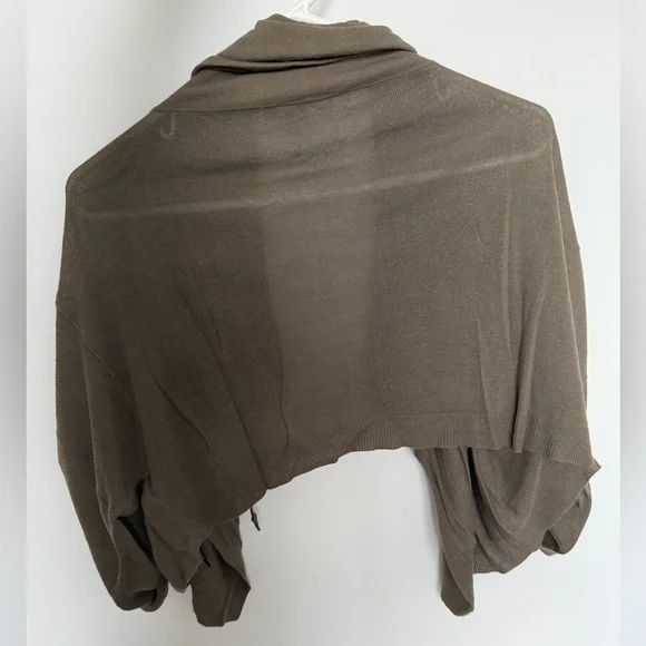Ralph Lauren Olive Green Women's Shrug